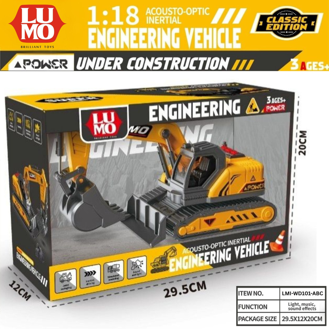 FRI EXCAVATOR WITH LIGHT MUSIC