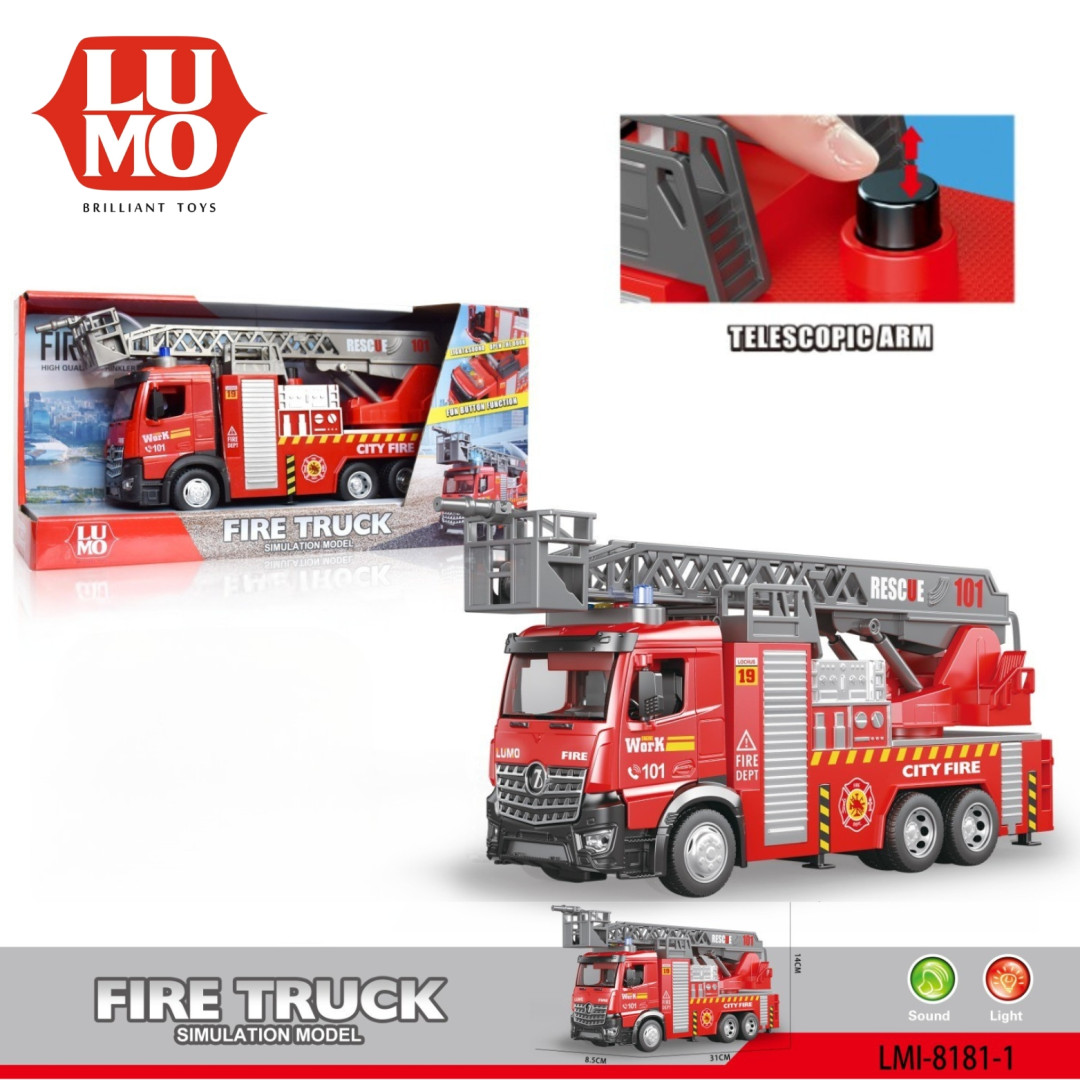 FRI CYTY FIRE TRUCK WITH LIGHT MUSIC