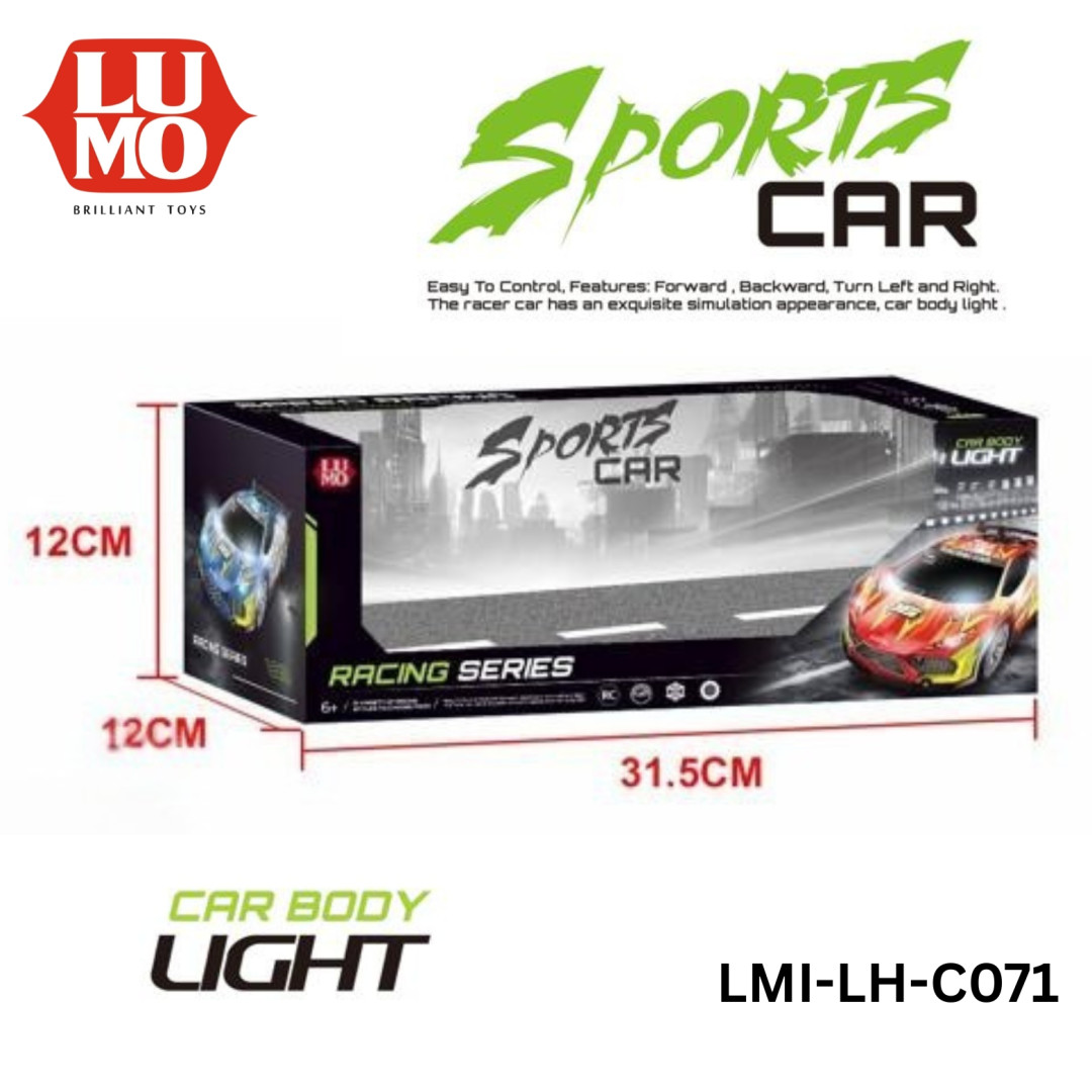 R/C THUNDER RACING CAR 4 WAY CARGEBLE