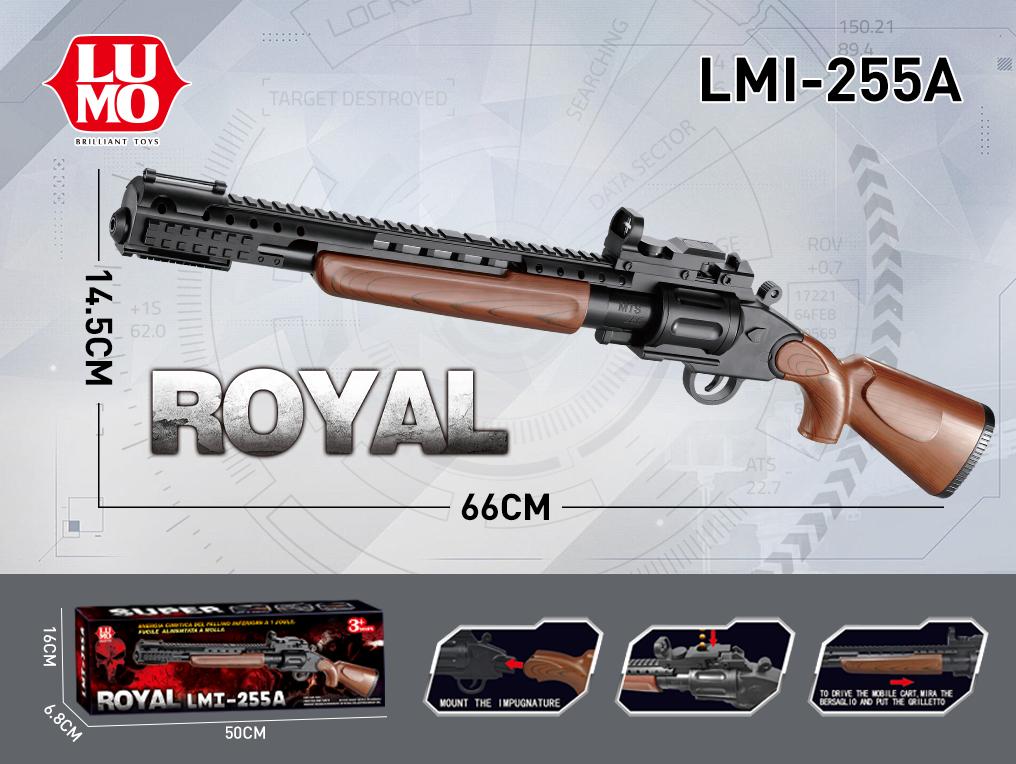 ROYAL  BB BULLET GUN BOX PKG