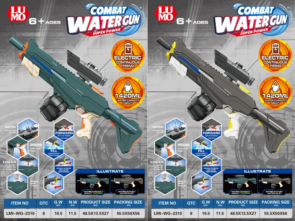 LUMO B/O COMBAT WATER GUN