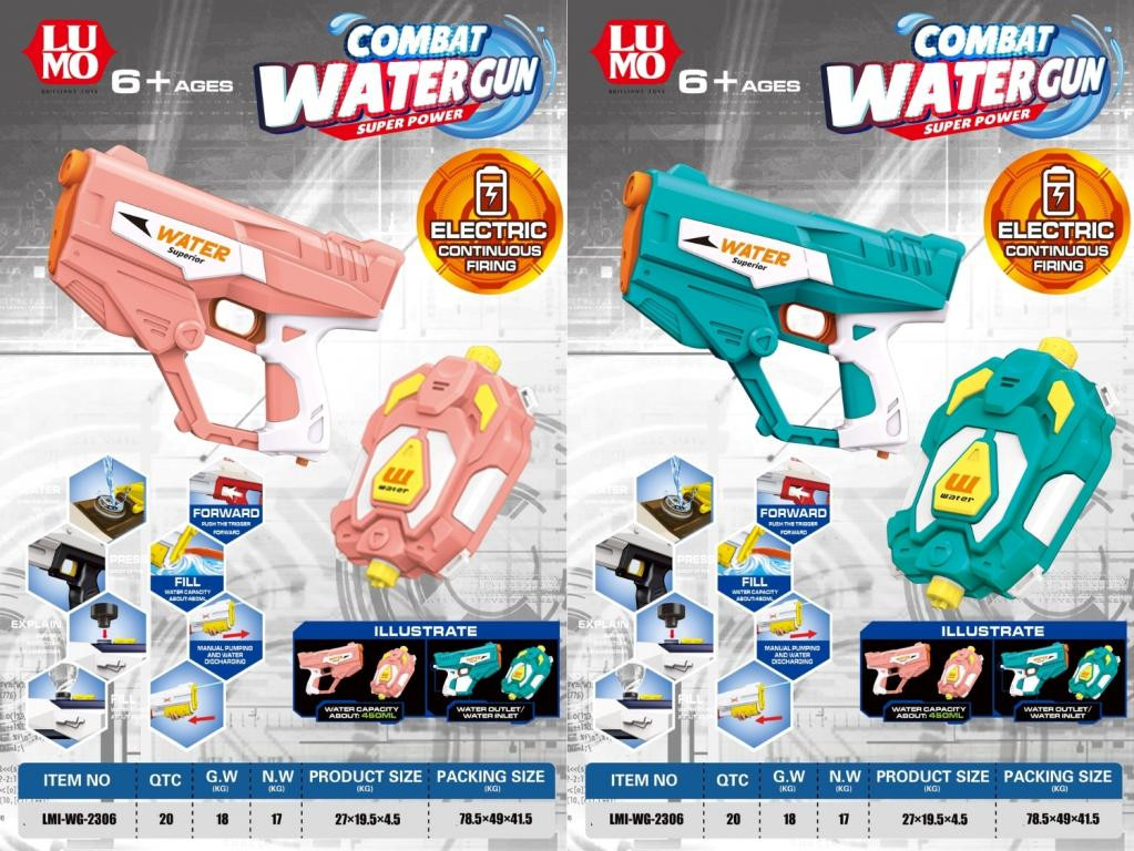 LUMO B/O COMBAT WATER GUN