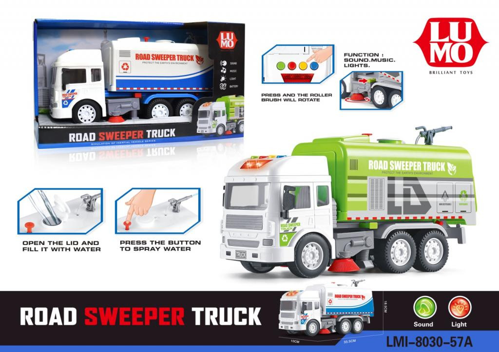 FRI ROAD SWEEPER TRUCK WITH LIGHT MUSIC