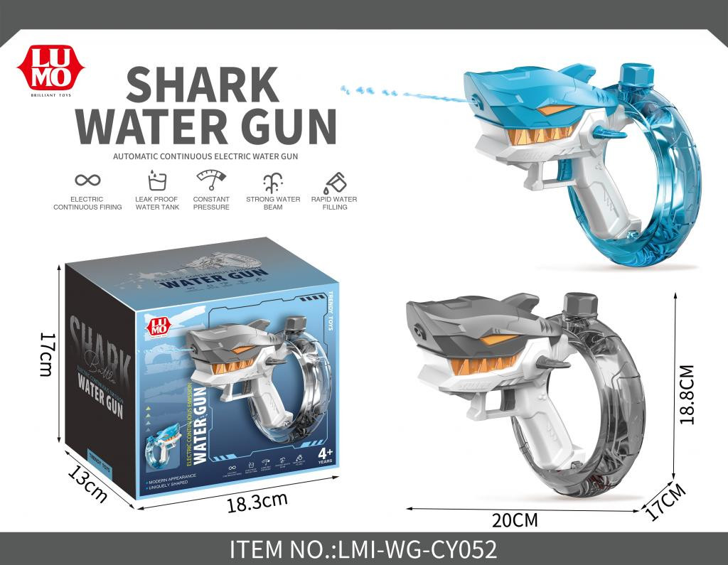 LUMO B/O SHARK WATER GUN