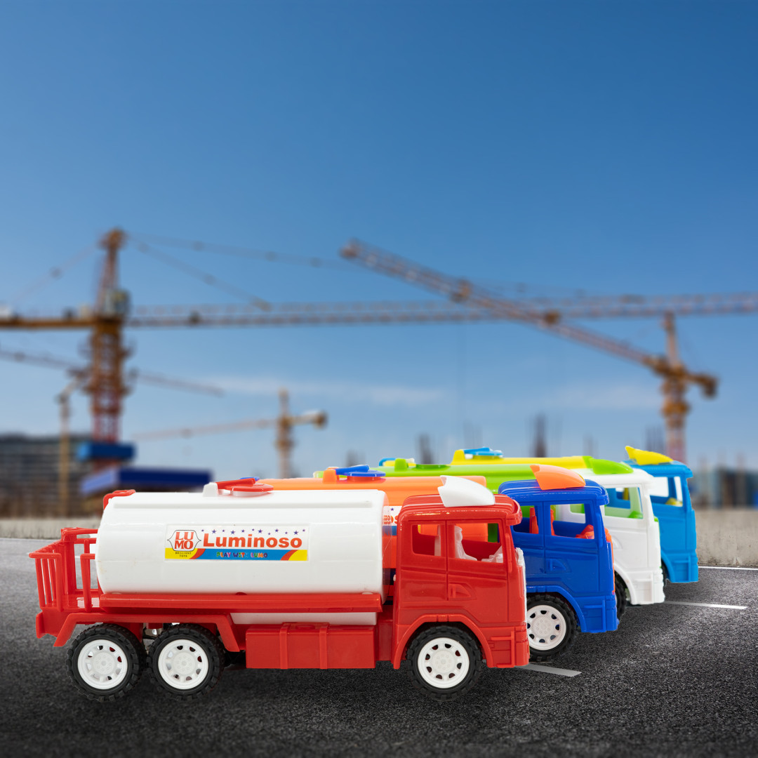 Small Friction Oil Tanker Toy