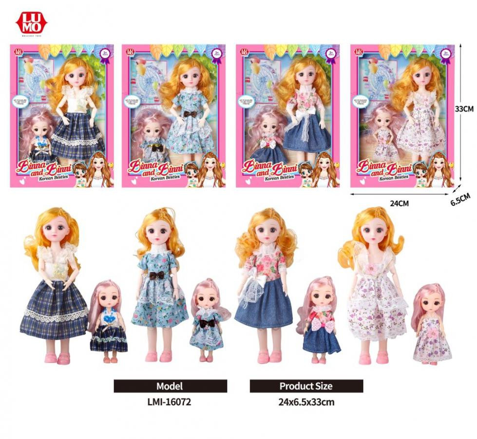 BINNA AND BINNI DOLL SET