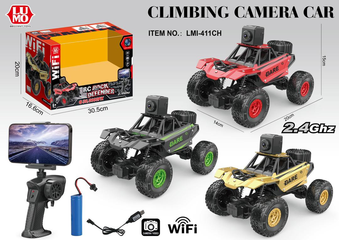 R/C ROCK DEFENDER CAR WITH CAMERA