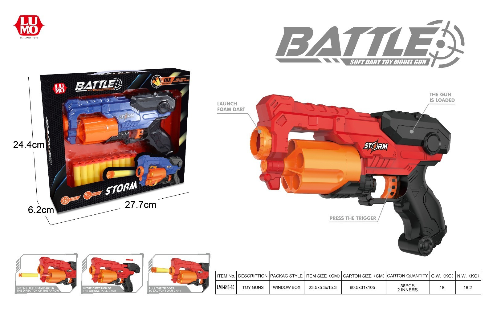 BATTLE STROM GUN