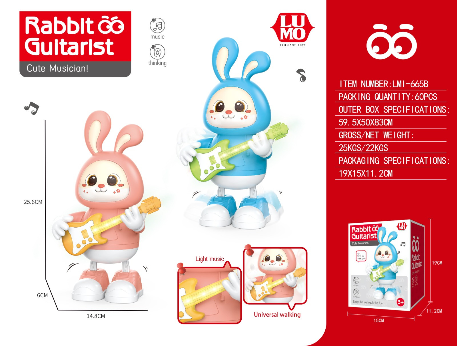 GUITARIST DANSING RABBIT