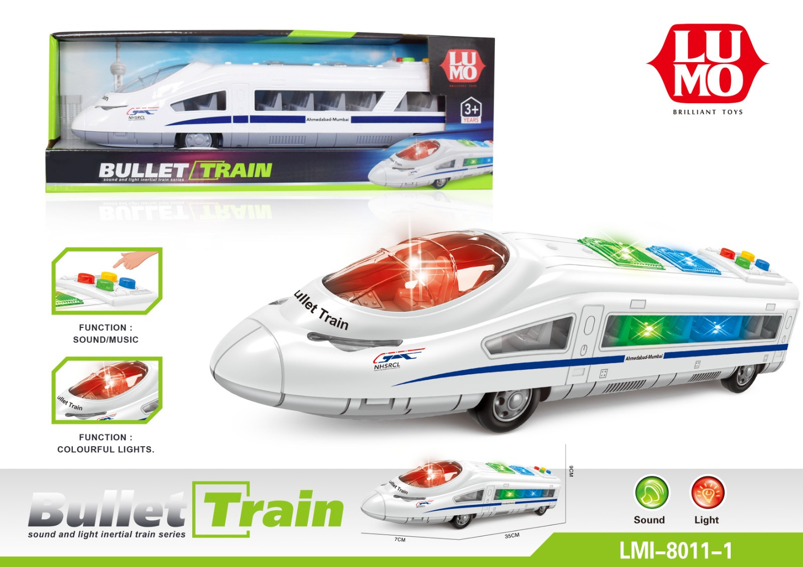 FRI BULLET TRAIN WITH LIGHT MUSIC