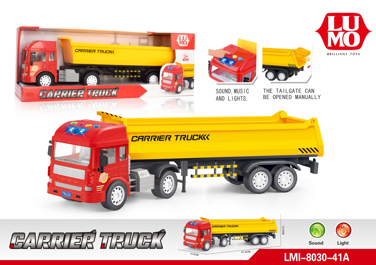 FRI CARRIER TRUCK WITH LIGHT MUSIC