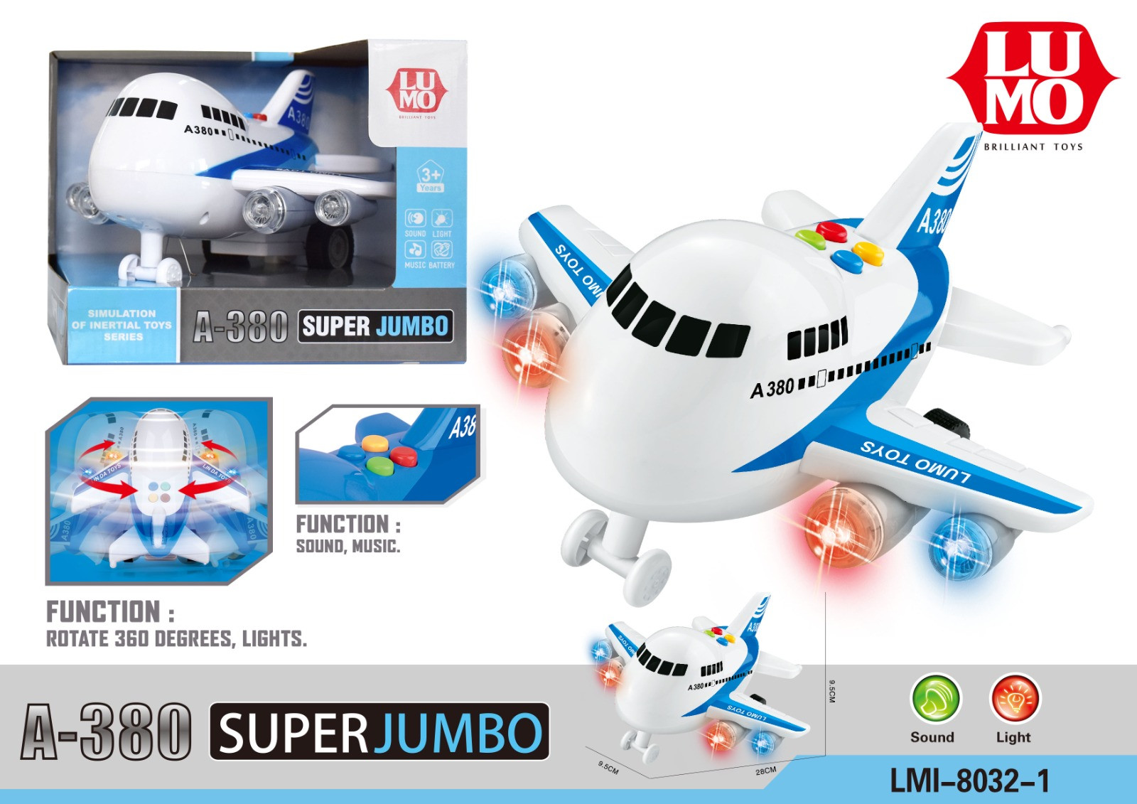 FRI A380 AIR BUS WITH LIGHT MUSIC