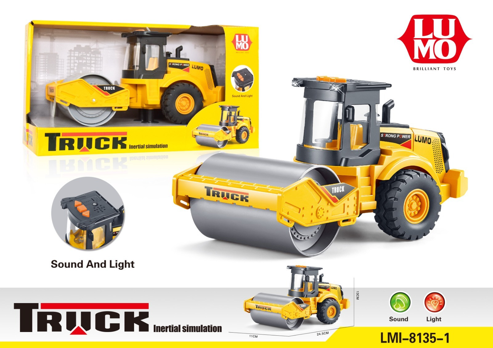 FRI ROAD ROLLER BOX PKG WITH LIGHT MUSIC