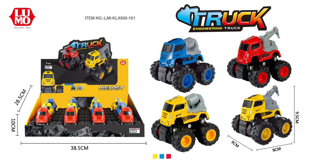 FRI DIE CAST TRUCK MIX MODEL 12pc BOX