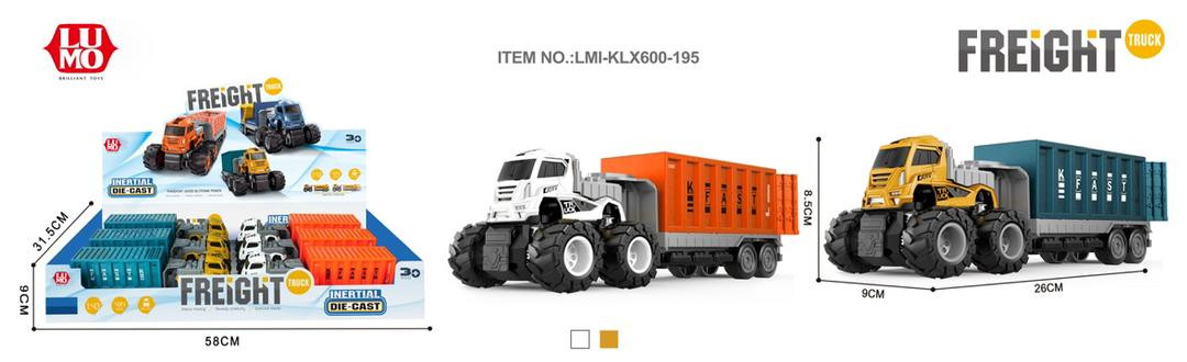 FRI METAL CONTAINER TRUCK 6pc BOX