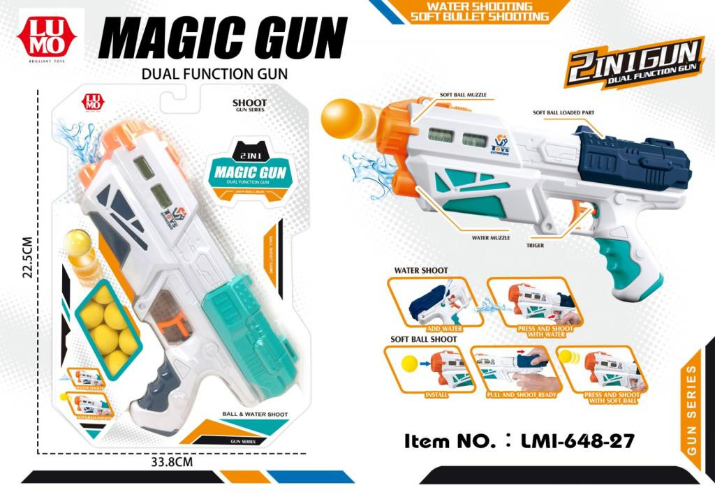 2 IN1 WATER SOFT BULLET GUN