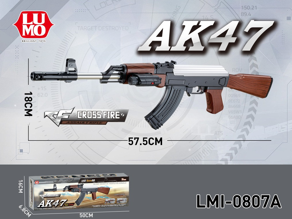 AK 47 BULLET GUN WITH BOX