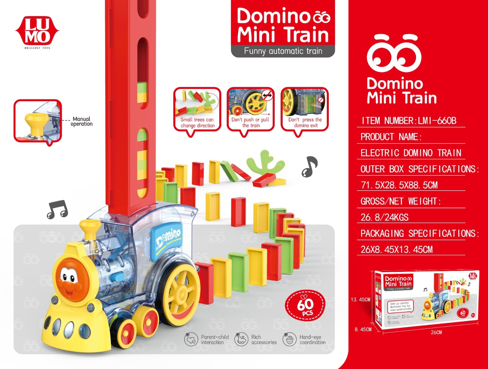 B/O DOMINO MINI TRAIN